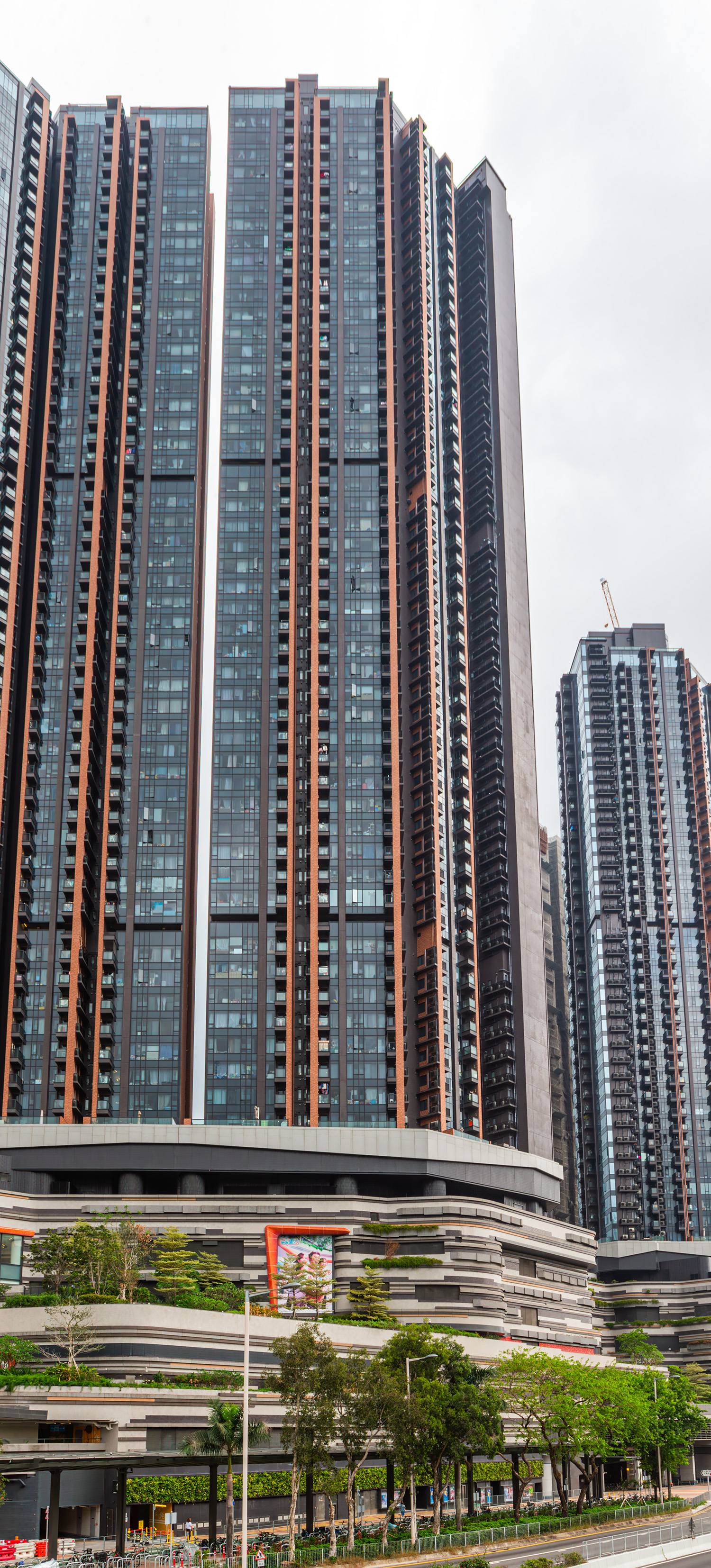 The Pavilia Farm II Tower 5, Hong Kong - View from the southwest. © Mathias Beinling